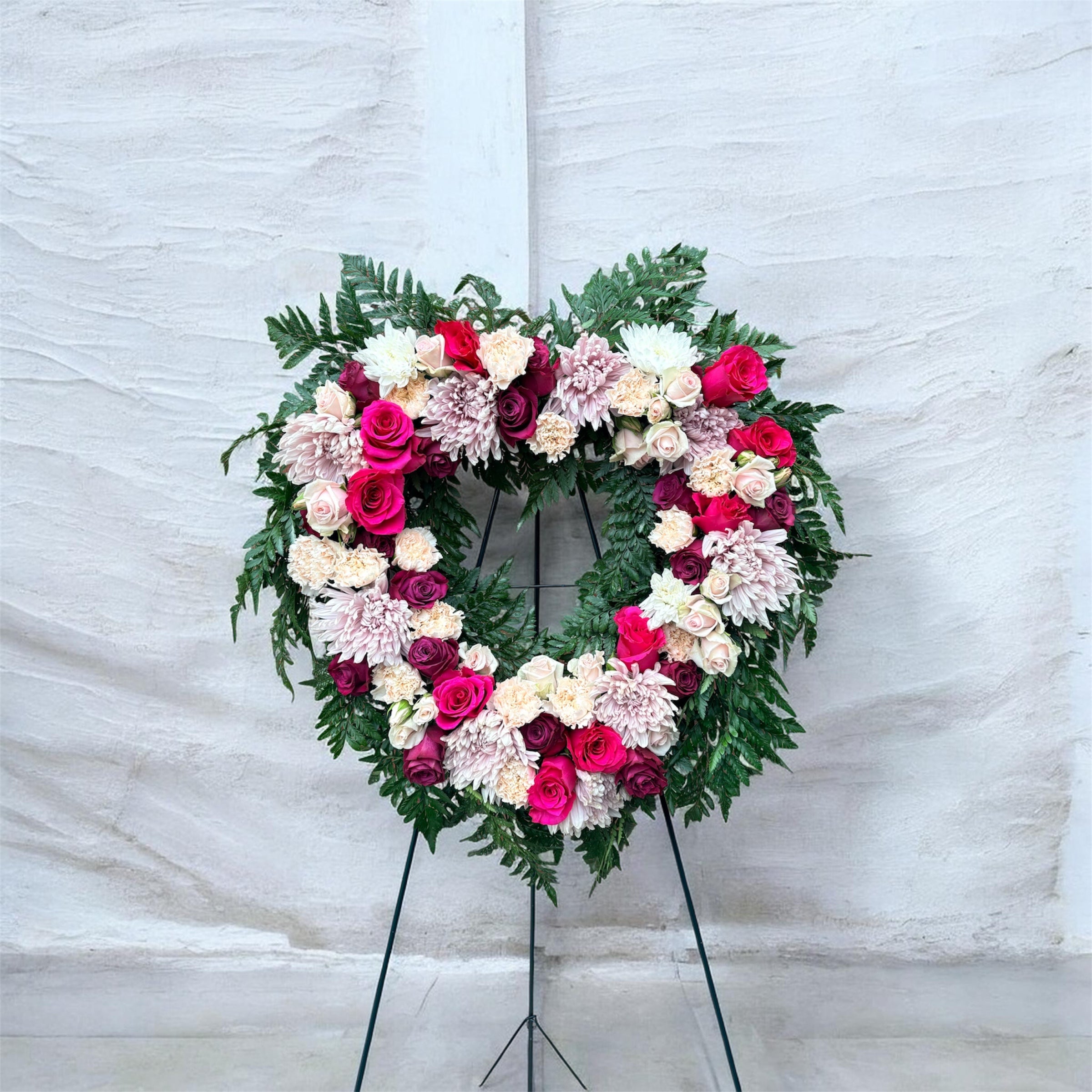 Hearts Standing Spray
